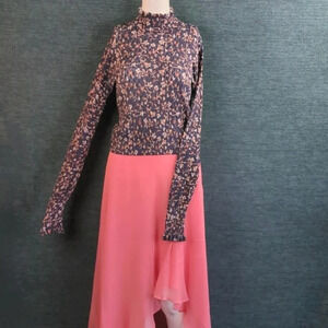 Zara Knit Turtleneck Cropped Top